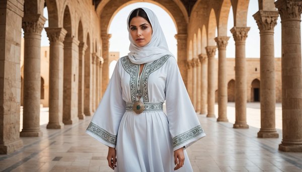 Explorez la djellaba blanche femme : élégance et confort modernes